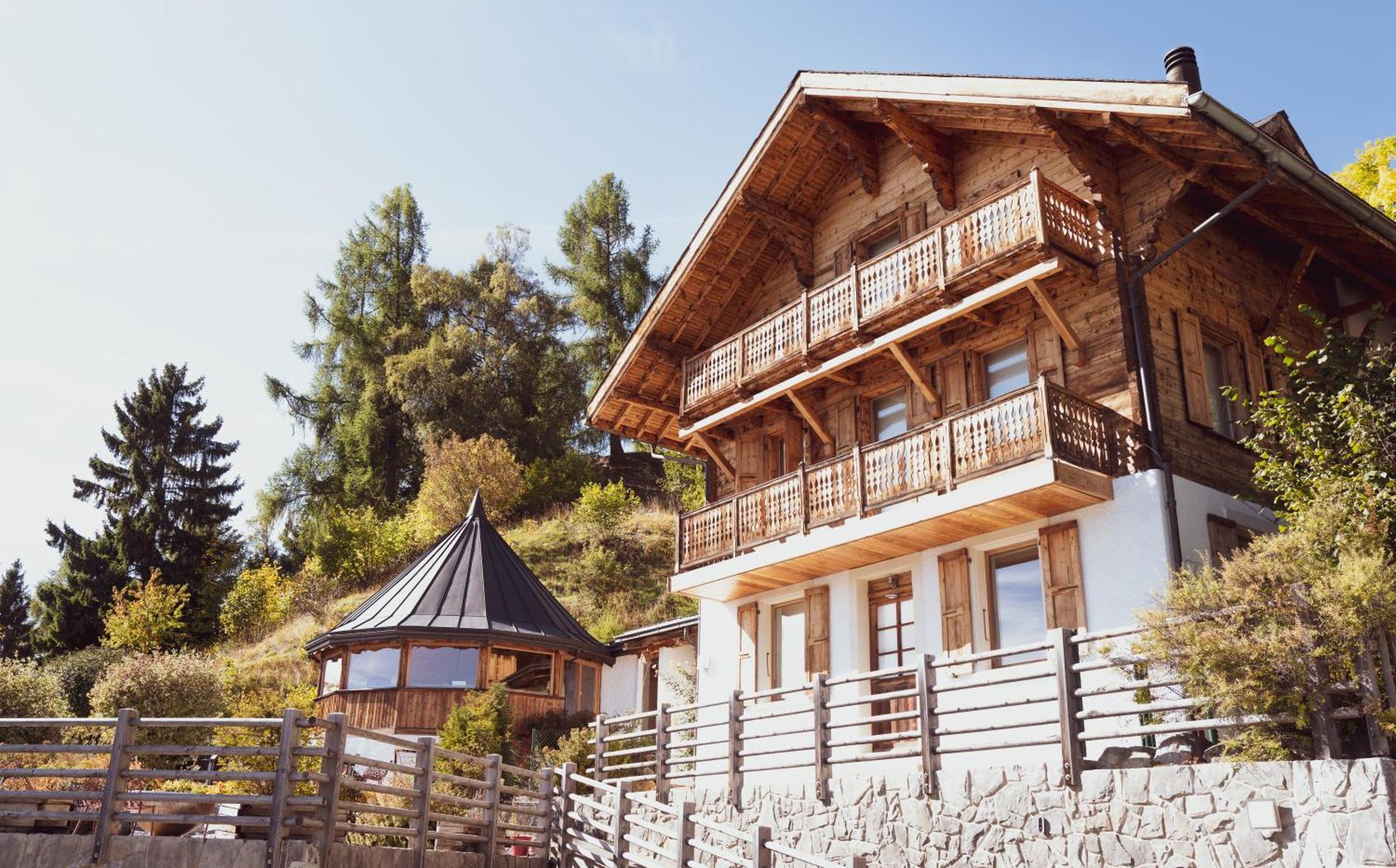 Chalet 4 Saisons Ovronnaz Exterior photo